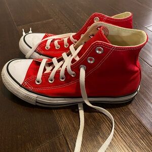Women’s Red High Top Converse